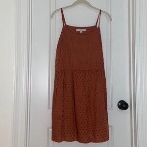 Loft Orange Mini Dress